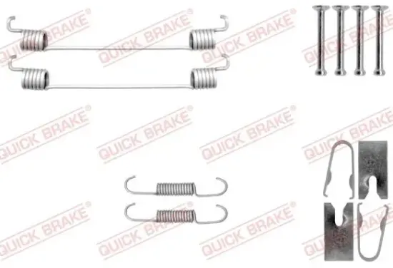 Zubehörsatz, Bremsbacken Hinterachse QUICK BRAKE 105-0040 Bild Zubehörsatz, Bremsbacken Hinterachse QUICK BRAKE 105-0040