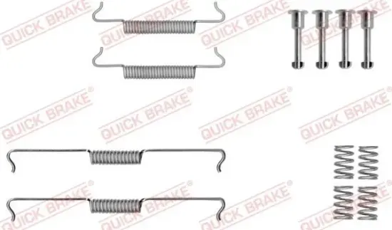 Zubehörsatz, Feststellbremsbacken Hinterachse QUICK BRAKE 105-0041 Bild Zubehörsatz, Feststellbremsbacken Hinterachse QUICK BRAKE 105-0041