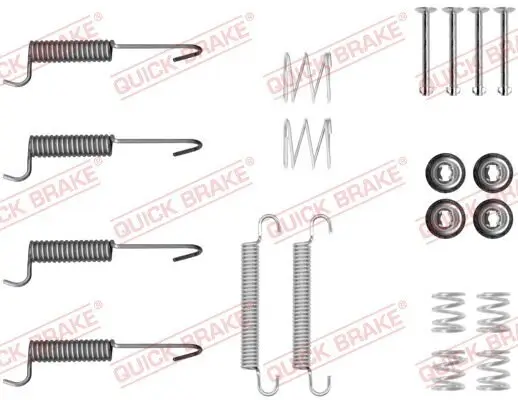 Zubehörsatz, Feststellbremsbacken QUICK BRAKE 105-0047