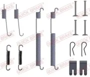 Zubehörsatz, Bremsbacken Hinterachse QUICK BRAKE 105-0053