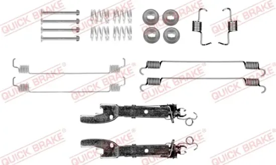 Zubehörsatz, Bremsbacken Hinterachse QUICK BRAKE 105-0058S Bild Zubehörsatz, Bremsbacken Hinterachse QUICK BRAKE 105-0058S