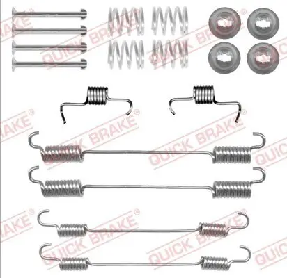 Zubehörsatz, Bremsbacken Hinterachse QUICK BRAKE 105-0059 Bild Zubehörsatz, Bremsbacken Hinterachse QUICK BRAKE 105-0059