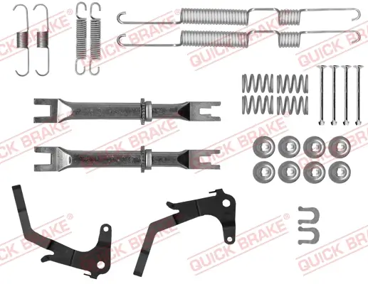 Zubehörsatz, Bremsbacken Hinterachse QUICK BRAKE 105-0074S Bild Zubehörsatz, Bremsbacken Hinterachse QUICK BRAKE 105-0074S