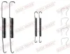Zubehörsatz, Bremsbacken Hinterachse QUICK BRAKE 105-0508