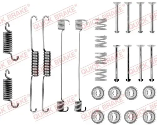 Zubehörsatz, Bremsbacken Hinterachse QUICK BRAKE 105-0514