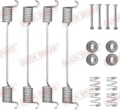 Zubehörsatz, Bremsbacken Vorderachse QUICK BRAKE 105-0524