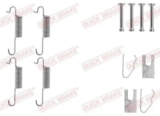 Zubehörsatz, Bremsbacken Hinterachse QUICK BRAKE 105-0527 Bild Zubehörsatz, Bremsbacken Hinterachse QUICK BRAKE 105-0527