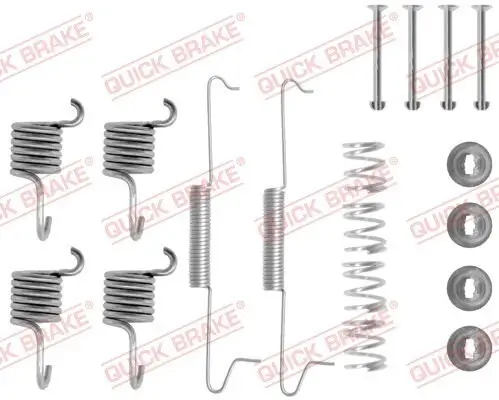 Zubehörsatz, Bremsbacken Hinterachse QUICK BRAKE 105-0531 Bild Zubehörsatz, Bremsbacken Hinterachse QUICK BRAKE 105-0531