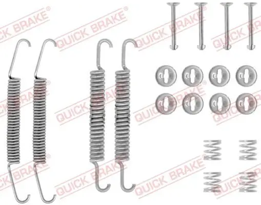 Zubehörsatz, Bremsbacken QUICK BRAKE 105-0548 Bild Zubehörsatz, Bremsbacken QUICK BRAKE 105-0548