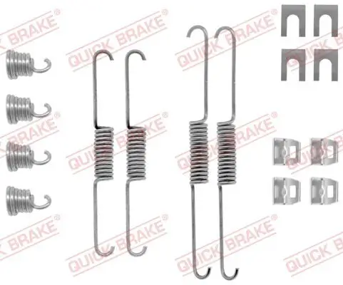 Zubehörsatz, Bremsbacken Hinterachse QUICK BRAKE 105-0553
