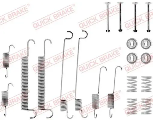 Zubehörsatz, Bremsbacken Hinterachse QUICK BRAKE 105-0560 Bild Zubehörsatz, Bremsbacken Hinterachse QUICK BRAKE 105-0560