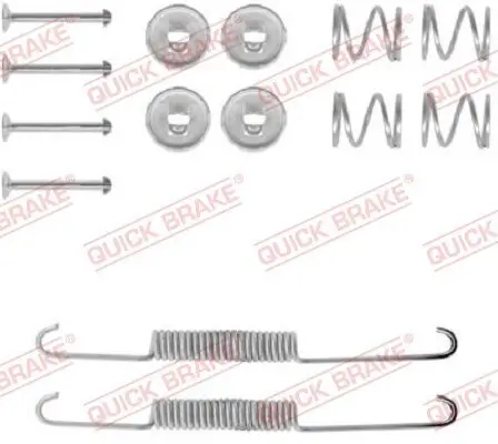 Zubehörsatz, Bremsbacken Vorderachse QUICK BRAKE 105-0586 Bild Zubehörsatz, Bremsbacken Vorderachse QUICK BRAKE 105-0586