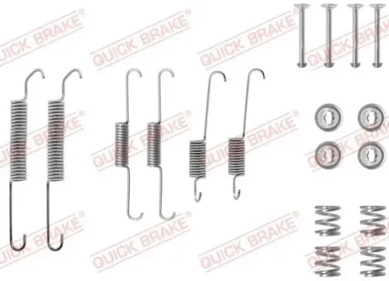 Zubehörsatz, Bremsbacken Hinterachse QUICK BRAKE 105-0591 Bild Zubehörsatz, Bremsbacken Hinterachse QUICK BRAKE 105-0591
