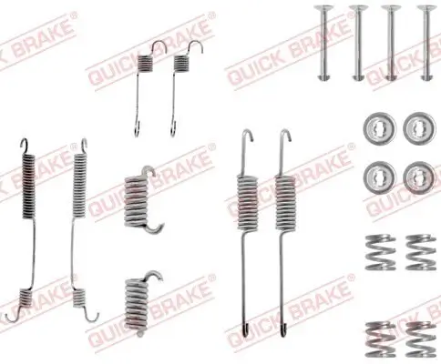 Zubehörsatz, Bremsbacken QUICK BRAKE 105-0599 Bild Zubehörsatz, Bremsbacken QUICK BRAKE 105-0599