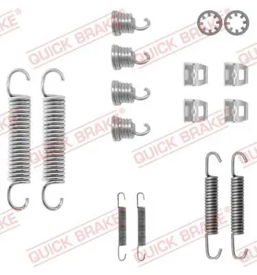 Zubehörsatz, Bremsbacken Hinterachse QUICK BRAKE 105-0612