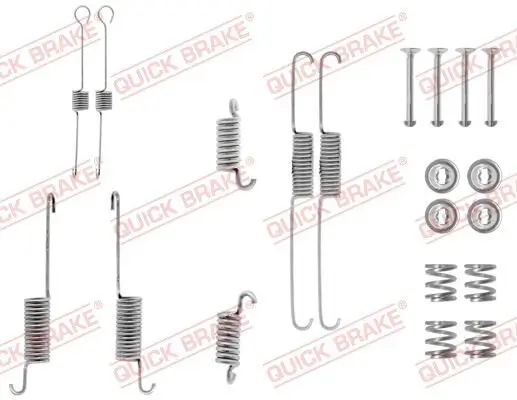 Zubehörsatz, Bremsbacken QUICK BRAKE 105-0615 Bild Zubehörsatz, Bremsbacken QUICK BRAKE 105-0615