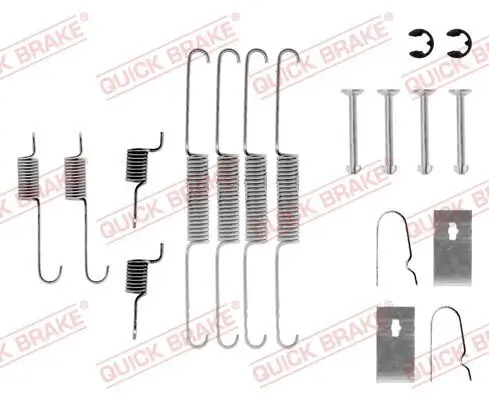 Zubehörsatz, Bremsbacken QUICK BRAKE 105-0636 Bild Zubehörsatz, Bremsbacken QUICK BRAKE 105-0636