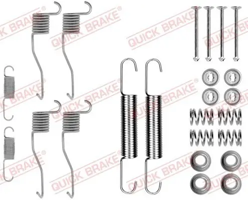 Zubehörsatz, Bremsbacken Hinterachse QUICK BRAKE 105-0639R Bild Zubehörsatz, Bremsbacken Hinterachse QUICK BRAKE 105-0639R