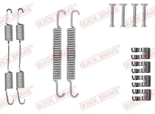 Zubehörsatz, Bremsbacken Hinterachse QUICK BRAKE 105-0666 Bild Zubehörsatz, Bremsbacken Hinterachse QUICK BRAKE 105-0666