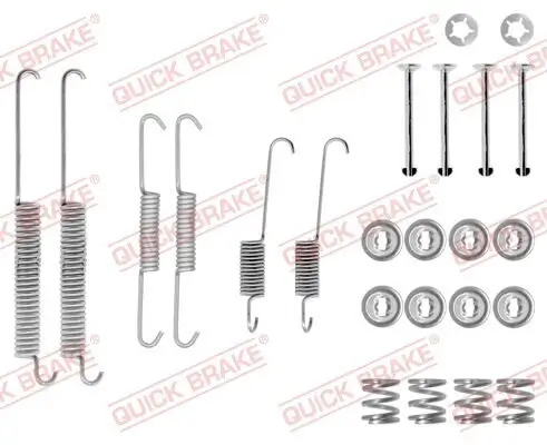 Zubehörsatz, Bremsbacken QUICK BRAKE 105-0678 Bild Zubehörsatz, Bremsbacken QUICK BRAKE 105-0678