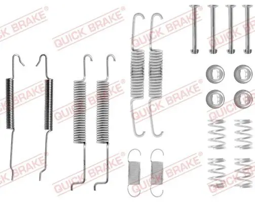 Zubehörsatz, Bremsbacken QUICK BRAKE 105-0680 Bild Zubehörsatz, Bremsbacken QUICK BRAKE 105-0680