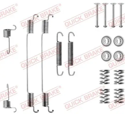 Zubehörsatz, Bremsbacken Hinterachse QUICK BRAKE 105-0682 Bild Zubehörsatz, Bremsbacken Hinterachse QUICK BRAKE 105-0682