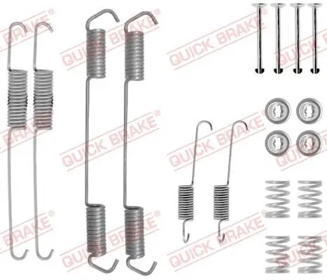 Zubehörsatz, Bremsbacken QUICK BRAKE 105-0689