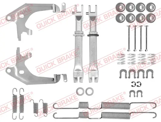 Zubehörsatz, Bremsbacken Hinterachse QUICK BRAKE 105-0698S Bild Zubehörsatz, Bremsbacken Hinterachse QUICK BRAKE 105-0698S