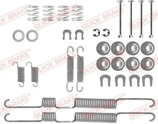 Zubehörsatz, Bremsbacken QUICK BRAKE 105-0698 Bild Zubehörsatz, Bremsbacken QUICK BRAKE 105-0698