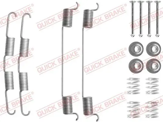 Zubehörsatz, Bremsbacken QUICK BRAKE 105-0724R