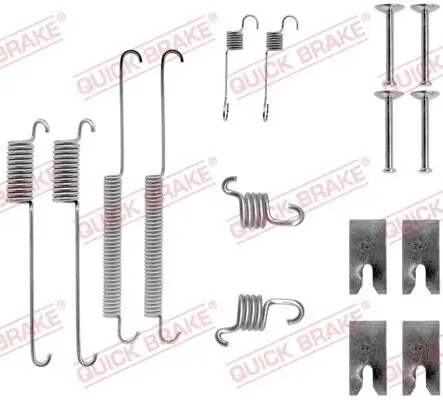 Zubehörsatz, Bremsbacken QUICK BRAKE 105-0732 Bild Zubehörsatz, Bremsbacken QUICK BRAKE 105-0732