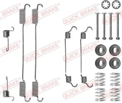 Zubehörsatz, Bremsbacken QUICK BRAKE 105-0740