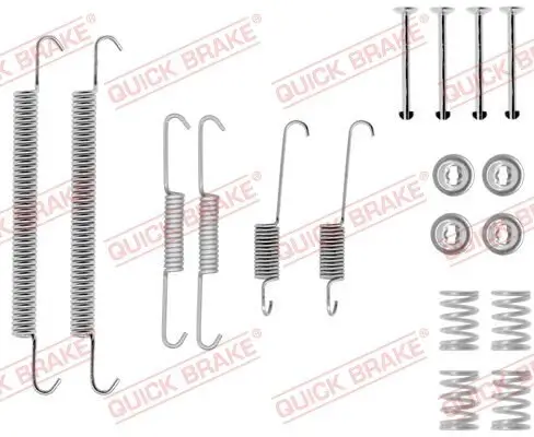 Zubehörsatz, Bremsbacken QUICK BRAKE 105-0757