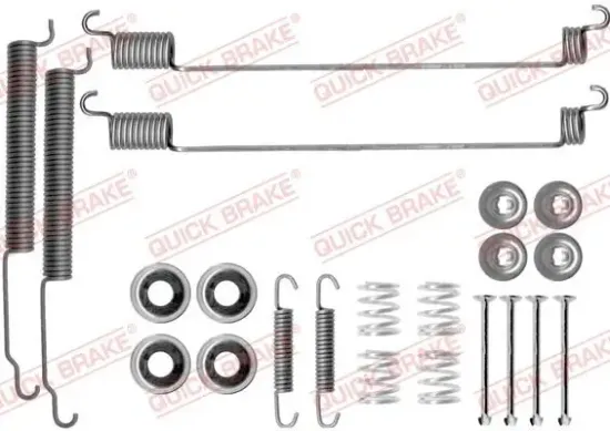 Zubehörsatz, Bremsbacken Hinterachse QUICK BRAKE 105-0768 Bild Zubehörsatz, Bremsbacken Hinterachse QUICK BRAKE 105-0768