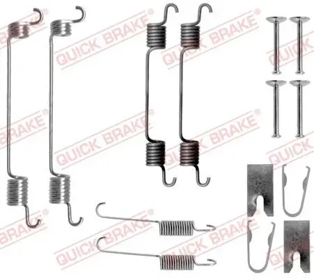 Zubehörsatz, Bremsbacken QUICK BRAKE 105-0797 Bild Zubehörsatz, Bremsbacken QUICK BRAKE 105-0797