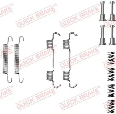 Zubehörsatz, Feststellbremsbacken QUICK BRAKE 105-0801