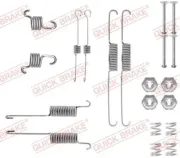 Zubehörsatz, Bremsbacken Hinterachse QUICK BRAKE 105-0809