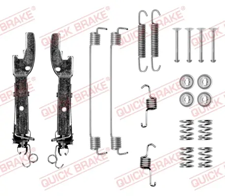 Zubehörsatz, Bremsbacken Hinterachse QUICK BRAKE 105-0819S Bild Zubehörsatz, Bremsbacken Hinterachse QUICK BRAKE 105-0819S