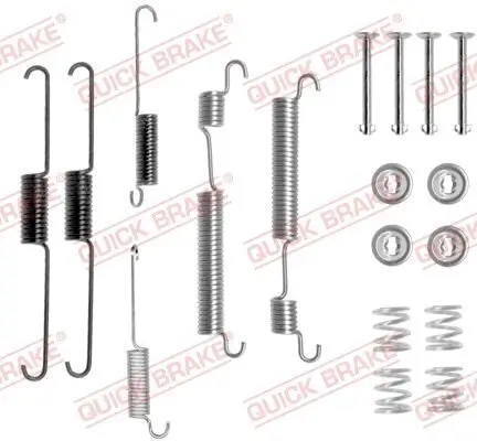 Zubehörsatz, Bremsbacken QUICK BRAKE 105-0824 Bild Zubehörsatz, Bremsbacken QUICK BRAKE 105-0824