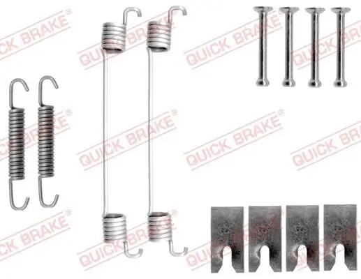 Zubehörsatz, Bremsbacken QUICK BRAKE 105-0827 Bild Zubehörsatz, Bremsbacken QUICK BRAKE 105-0827