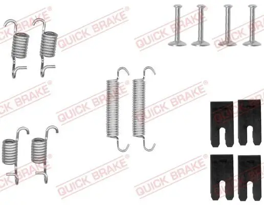 Zubehörsatz, Feststellbremsbacken QUICK BRAKE 105-0850 Bild Zubehörsatz, Feststellbremsbacken QUICK BRAKE 105-0850