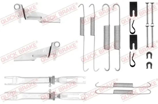 Zubehörsatz, Bremsbacken Hinterachse QUICK BRAKE 105-0854S Bild Zubehörsatz, Bremsbacken Hinterachse QUICK BRAKE 105-0854S