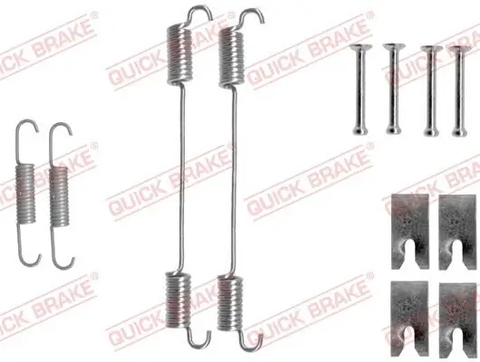 Zubehörsatz, Bremsbacken QUICK BRAKE 105-0862 Bild Zubehörsatz, Bremsbacken QUICK BRAKE 105-0862