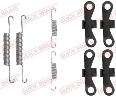 Zubehörsatz, Feststellbremsbacken Hinterachse QUICK BRAKE 105-0869 Bild Zubehörsatz, Feststellbremsbacken Hinterachse QUICK BRAKE 105-0869