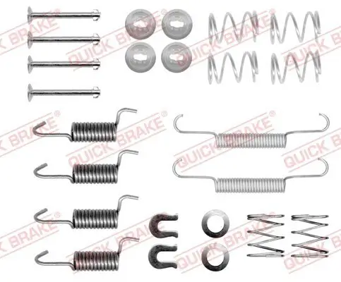 Zubehörsatz, Feststellbremsbacken QUICK BRAKE 105-0871
