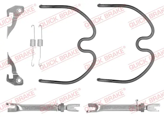Zubehörsatz, Bremsbacken Hinterachse QUICK BRAKE 105-0872S