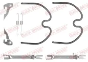 Zubehörsatz, Bremsbacken Hinterachse QUICK BRAKE 105-0872S
