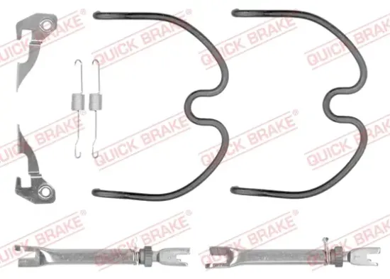 Zubehörsatz, Bremsbacken Hinterachse QUICK BRAKE 105-0872S Bild Zubehörsatz, Bremsbacken Hinterachse QUICK BRAKE 105-0872S