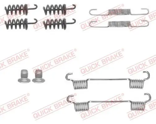 Zubehörsatz, Feststellbremsbacken QUICK BRAKE 105-0874 Bild Zubehörsatz, Feststellbremsbacken QUICK BRAKE 105-0874