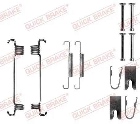 Zubehörsatz, Feststellbremsbacken QUICK BRAKE 105-0875